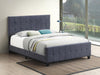 Fairfield Eastern King Upholstered Panel Bed Dark Grey - Time 2 Sleep (West Covina, CA)