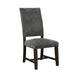 Twain Upholstered Side Chairs Warm Grey (Set of 2) - Time 2 Sleep (West Covina, CA)