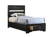 Miranda Twin Storage Bed Black - Time 2 Sleep (West Covina, CA)