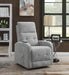 Howie Tufted Upholstered Power Lift Recliner Grey - Time 2 Sleep (West Covina, CA)