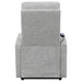 Howie Tufted Upholstered Power Lift Recliner Grey - Time 2 Sleep (West Covina, CA)