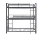 Maynard Metal Triple Twin Bunk Bed Gunmetal - Time 2 Sleep (West Covina, CA)