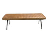 Misty Cushion Side Bench Camel and Black - Time 2 Sleep (West Covina, CA)