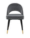 Lindsey Arched Back Upholstered Side Chairs Grey (Set of 2) - Time 2 Sleep (West Covina, CA)