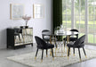 Lindsey Arched Back Upholstered Side Chairs Grey (Set of 2) - Time 2 Sleep (West Covina, CA)