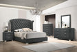 Melody 5-drawer Upholstered Chest Grey - Time 2 Sleep (West Covina, CA)