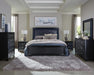 Penelope Queen Bed with LED Lighting Black and Midnight Star - Time 2 Sleep (West Covina, CA)