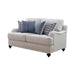 Glenn Recessed Arms Loveseat Light Grey - Time 2 Sleep (West Covina, CA)