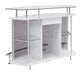Gideon Crescent Shaped Glass Top Bar Unit with Drawer - Time 2 Sleep (West Covina, CA)