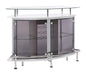 Gideon Crescent Shaped Glass Top Bar Unit with Drawer - Time 2 Sleep (West Covina, CA)