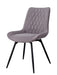 Diggs Upholstered Tufted Swivel Dining Chairs Grey and Gunmetal (Set of 2) - Time 2 Sleep (West Covina, CA)