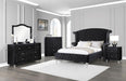 Deanna Queen Tufted Upholstered Bed Black - Time 2 Sleep (West Covina, CA)