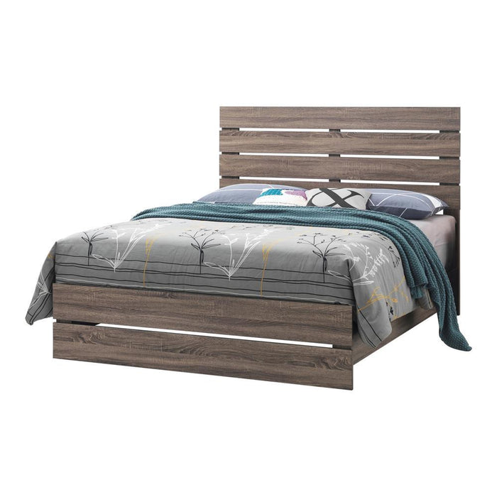 Brantford Eastern King & Queen Panel Bed Barrel Oak - Time 2 Sleep (West Covina, CA)
