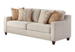 Christine Upholstered Cushion Back Sofa Beige - Time 2 Sleep (West Covina, CA)