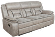 Greer Upholstered Tufted Back Motion Sofa - Time 2 Sleep (West Covina, CA)