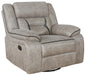 Greer Upholstered Tufted Back Glider Recliner - Time 2 Sleep (West Covina, CA)