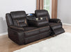 Greer Upholstered Tufted Back Motion Sofa - Time 2 Sleep (West Covina, CA)