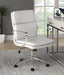 Ximena Standard Back Upholstered Office Chair White - Time 2 Sleep (West Covina, CA)