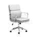Ximena Standard Back Upholstered Office Chair White - Time 2 Sleep (West Covina, CA)