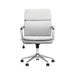 Ximena Standard Back Upholstered Office Chair White - Time 2 Sleep (West Covina, CA)