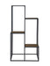 Rito 4-tier Display Shelf Rustic Brown and Black - Time 2 Sleep (West Covina, CA)