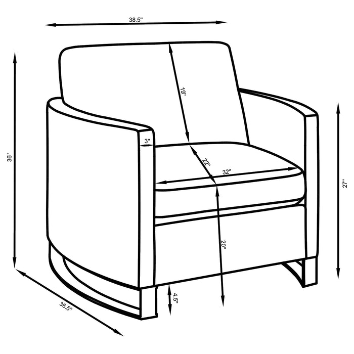 Corliss Accent Chairs - Time 2 Sleep (West Covina, CA)