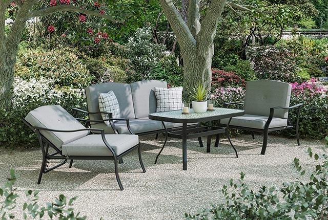 Adele 5 Pc. Conversation Set w/ Adjustable Chairs - Time 2 Sleep (West Covina, CA)