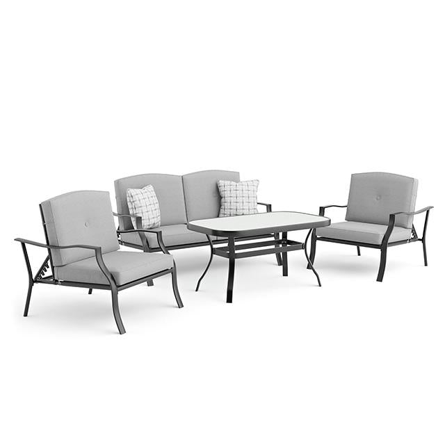 Adele 5 Pc. Conversation Set w/ Adjustable Chairs - Time 2 Sleep (West Covina, CA)
