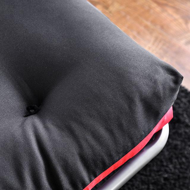 Aksel Black/Red Futon Mattress, Black, Red & Gray - Time 2 Sleep (West Covina, CA)