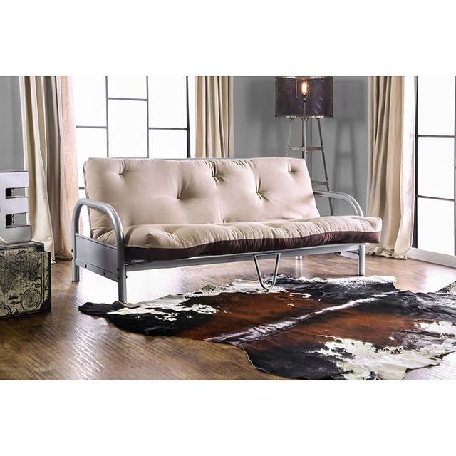 Aksel Black/Red Futon Mattress, Black, Red & Gray - Time 2 Sleep (West Covina, CA)