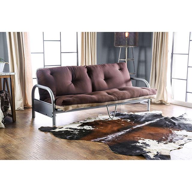 Aksel Black/Red Futon Mattress, Black, Red & Gray - Time 2 Sleep (West Covina, CA)