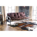 Aksel Black/Red Futon Mattress, Black, Red & Gray - Time 2 Sleep (West Covina, CA)