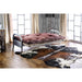 Aksel Black/Red Futon Mattress, Black, Red & Gray - Time 2 Sleep (West Covina, CA)