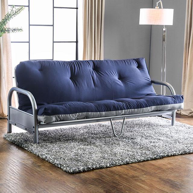 Aksel Black/Red Futon Mattress, Black, Red & Gray - Time 2 Sleep (West Covina, CA)