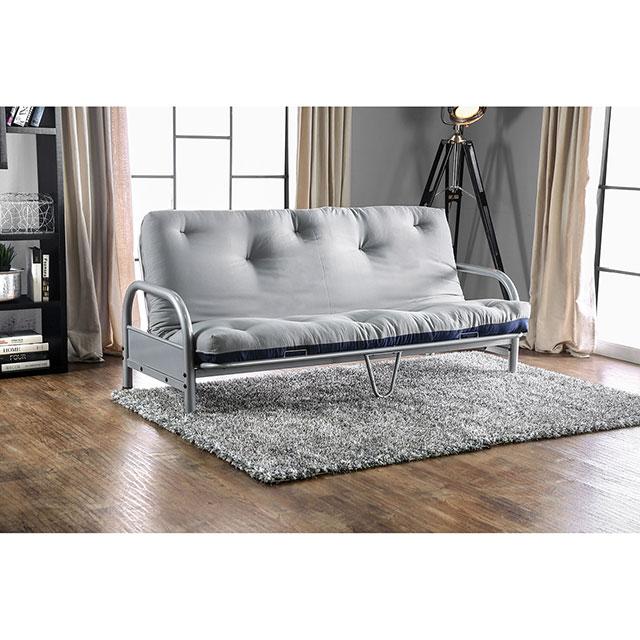 Aksel Black/Red Futon Mattress, Black, Red & Gray - Time 2 Sleep (West Covina, CA)