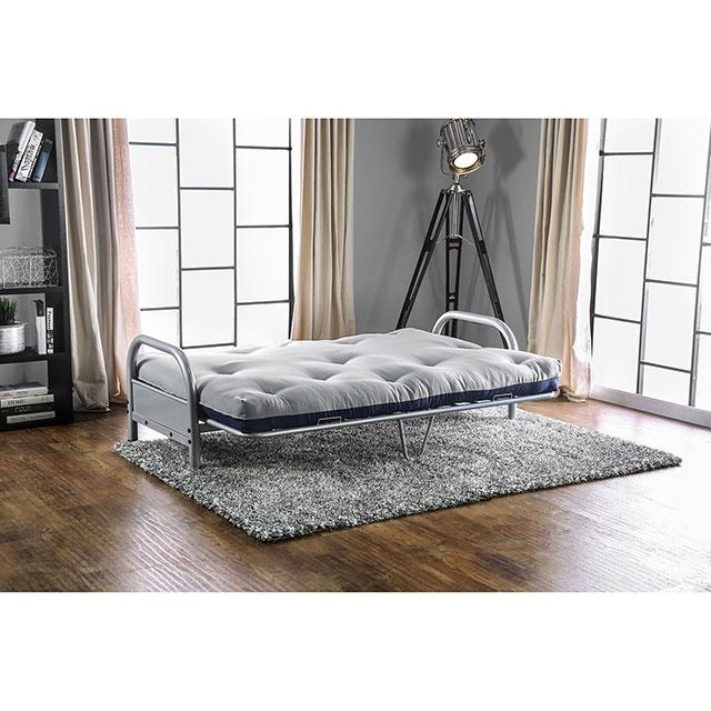 Aksel Black/Red Futon Mattress, Black, Red & Gray - Time 2 Sleep (West Covina, CA)