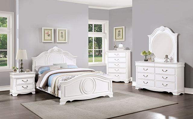 ALECIA Night Stand w/ USB, White - Time 2 Sleep (West Covina, CA)