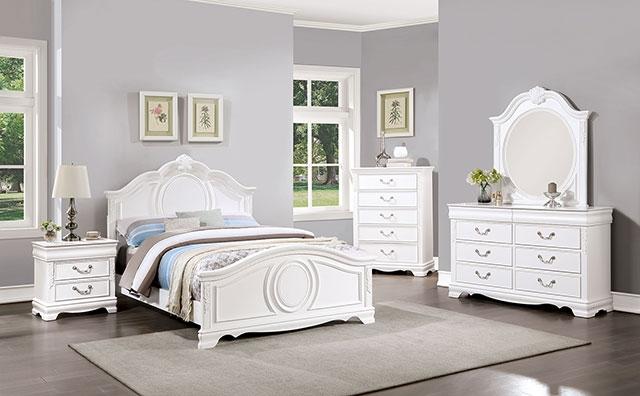 ALECIA Twin & Full Bed, White - Time 2 Sleep (West Covina, CA)