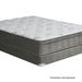 ALEKSA White, Gray 11" Euro Top Mattress, Cal.King, E.King, Full, & Queen - Time 2 Sleep (West Covina, CA)