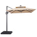 Xico 8 Ft Square Umbrella w/ Double Top w/ LED Light + 37" Large Base - Time 2 Sleep (West Covina, CA)