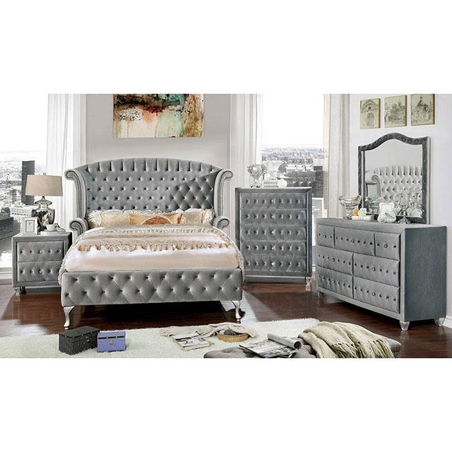 Alzir Bed Grey & Blue - Time 2 Sleep (West Covina, CA)