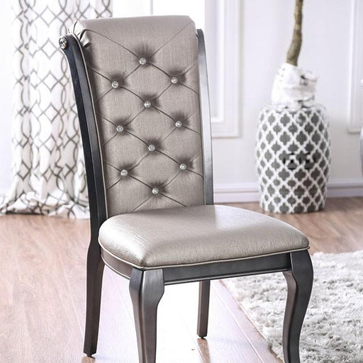 Amina Gray Side Chair (2/CTN) - Time 2 Sleep (West Covina, CA)