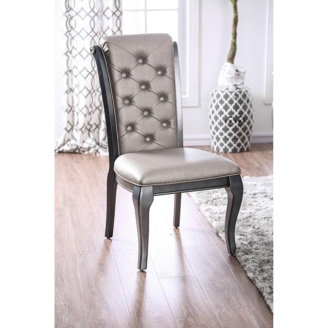 Amina Gray Side Chair (2/CTN) - Time 2 Sleep (West Covina, CA)