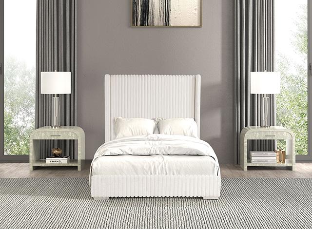 Cadwell E.King, Queen, & Full Bed White, Gray, & Black - Time 2 Sleep (West Covina, CA)