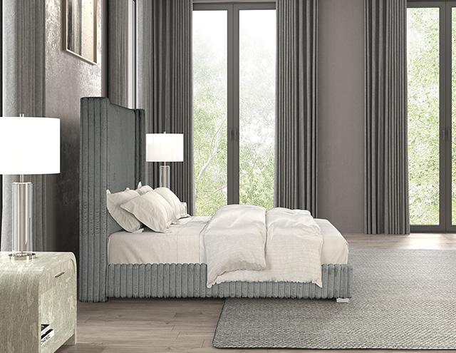 Cadwell E.King, Queen, & Full Bed White, Gray, & Black - Time 2 Sleep (West Covina, CA)