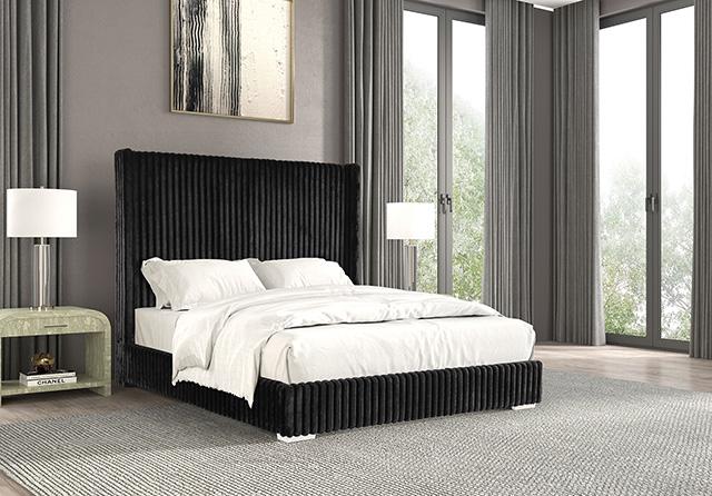 Cadwell E.King, Queen, & Full Bed White, Gray, & Black - Time 2 Sleep (West Covina, CA)