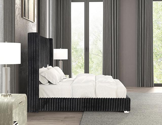 Cadwell E.King, Queen, & Full Bed White, Gray, & Black - Time 2 Sleep (West Covina, CA)