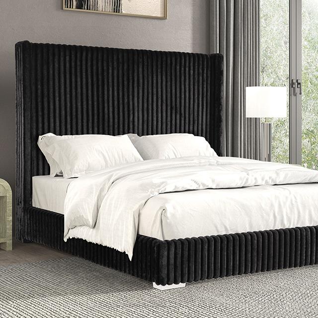 Cadwell E.King, Queen, & Full Bed White, Gray, & Black - Time 2 Sleep (West Covina, CA)
