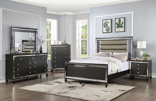 CALANDRIA Mirror w/ LED, Gray - Time 2 Sleep (West Covina, CA)