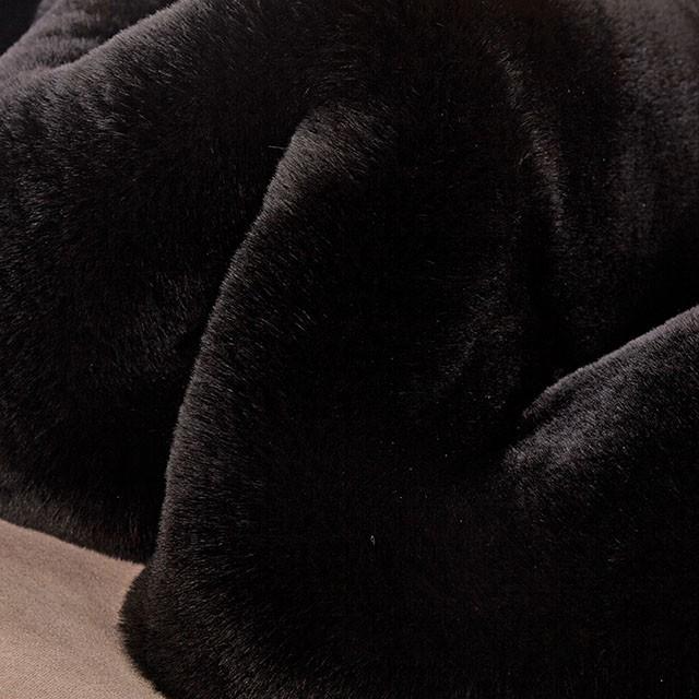 Caparica Black Throw, Black - Time 2 Sleep (West Covina, CA)
